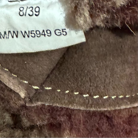 Born Nordic Winter Suede Shearling Lace Up Chocolate Brown Boots 8 - Picture 6 of 6